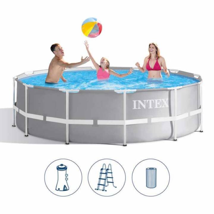 INTEX Piscine tubulaire Prism Frame Set (366 cm x 99 cm)