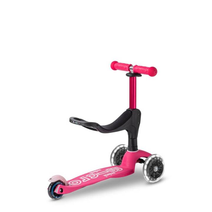 MICRO Kickboard Mini Micro 3in1 Deluxe Plus (Pink, Noir)