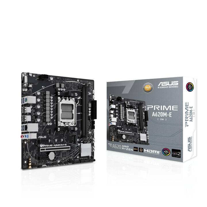 ASUS Prime A620M-E-CSM (AM5, AMD A620, Micro ATX)