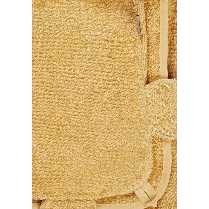 Asciugamano Con Cappuccio Per Neonati Sterntaler: 100x100 Cm In Cotone Morbidissimo Con Orecchie 3D Di Leone - Asciugamano Da Bagno Assorbente Per Bambini (Colore Ocra) - 3