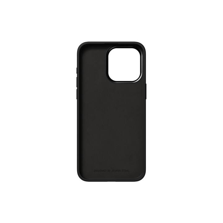 NUDIENT Backcover (iPhone 15 Pro Max, Schwarz Glanz)