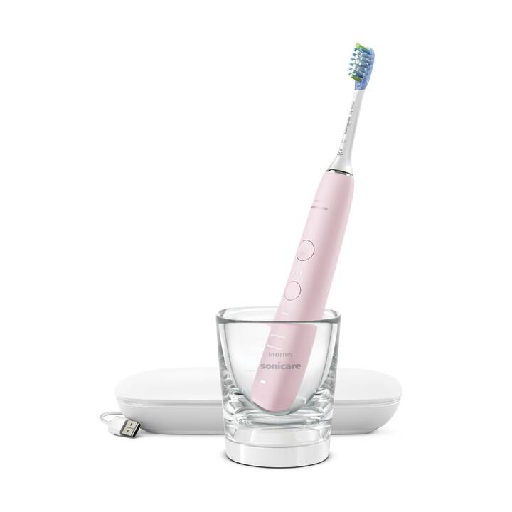 PHILIPS Sonicare DiamondClean 9000 HX9911 (Bianco, Rosa)