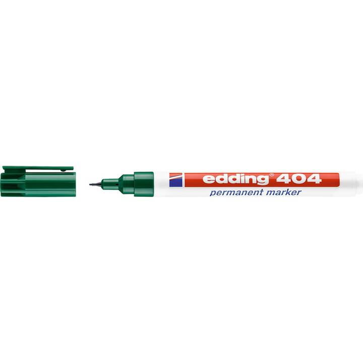 EDDING Permanent Marker 404 (Grün, 1 Stück)