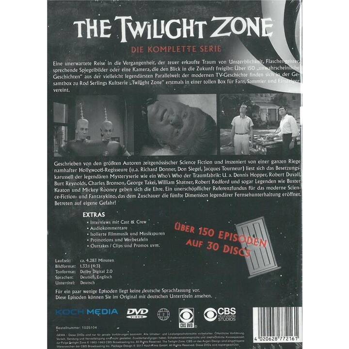 The Twilight Zone - Die komplette Serie (DE, EN)