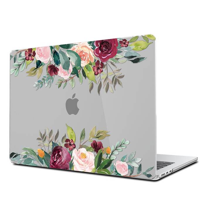 EG Coque rigide (MacBook Air 13" M3 2024, Fleurs, Multicolore)