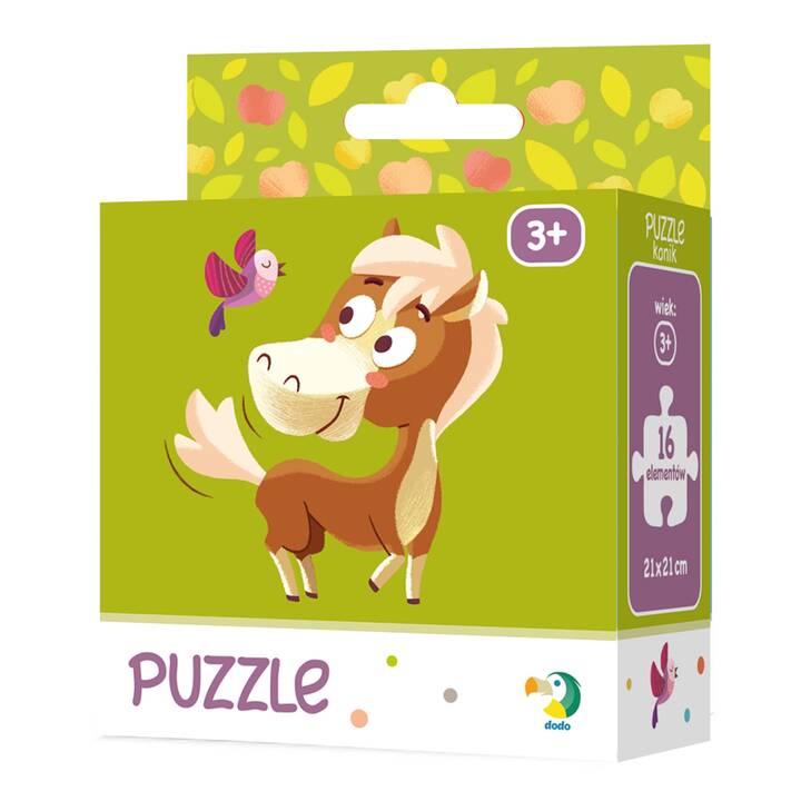 DODO Pferde Pony Puzzle (16 Stück)