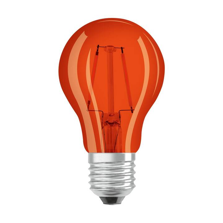 LEDVANCE LED Birne Star Décor Orange (E27, 2.5 W)
