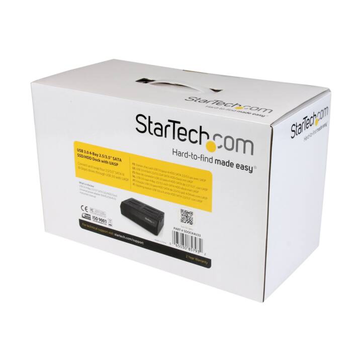 STARTECH.COM USB 3.0 4-BAY HDD/SSD Dock USB 3.0