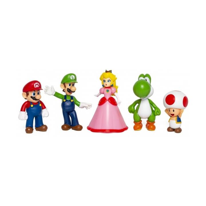 NINTENDO Super Mario Set: Mario, Luigi, Peach, Yoshi & Toad