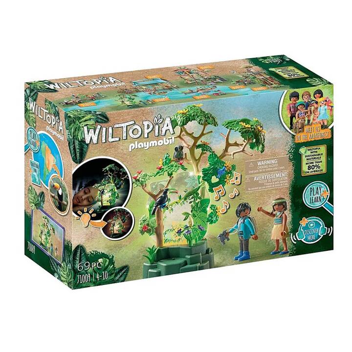 PLAYMOBIL Wiltopia Forêt tropicale avec veilleuse (71009)