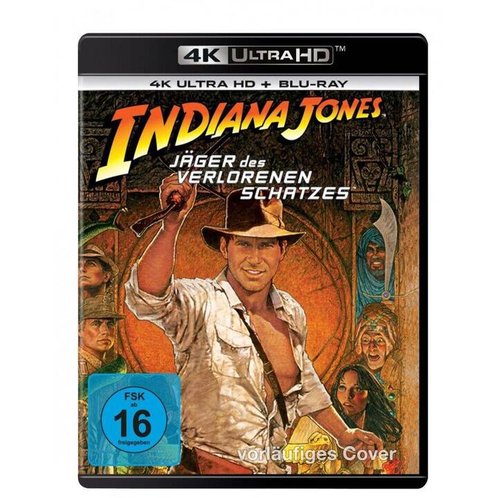  Indiana Jones - Jäger des verlorenen Schatzes (4K Ultra HD, DE, EN)