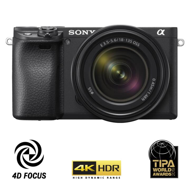 SONY Alpha a6400 + E 18-135mm F3.5-5.6 OSS Kit (24.2 MP, APS-C)