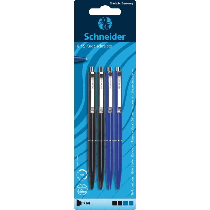 SCHNEIDER Kugelschreiber K15 (Blau, Schwarz)