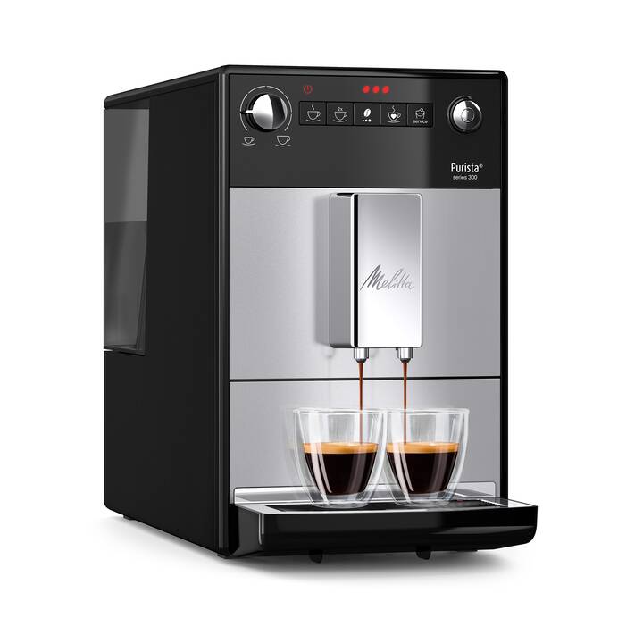 MELITTA Purista Series 300 (Argent, 1.2 l, Machines à café automatique)