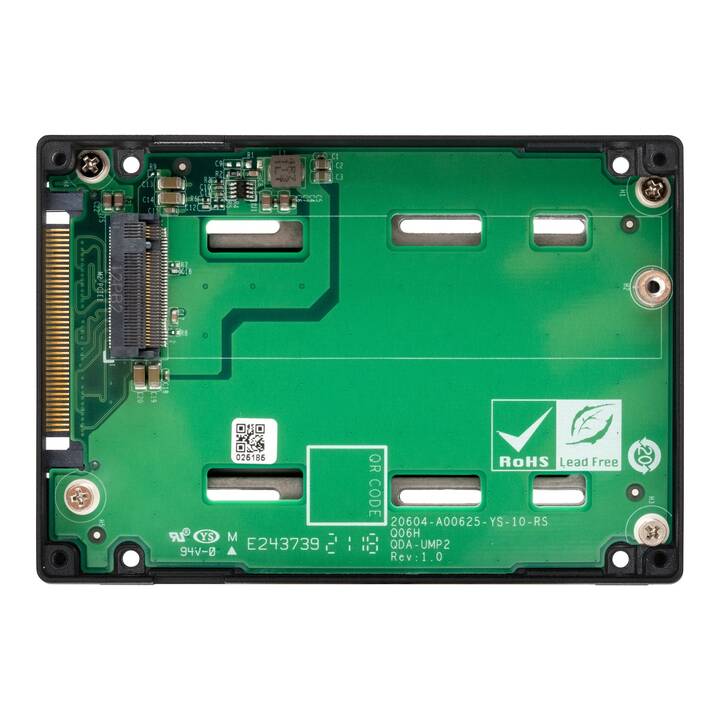 QNAP Cadre d'installation QDA-UMP4 (PCIe 4.0 x4 NVMe, M.2, NVMe, SFP)