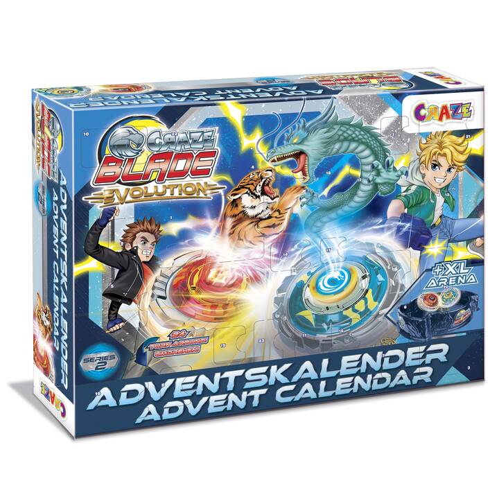 CRAZE Blade Blade Evolution 2022 Calendario dell'avvento giocattolo