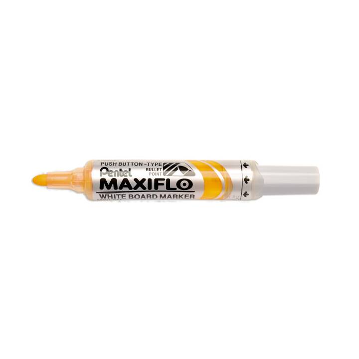 PENTEL Marqueur pour tableaux blancs (Jaune, 1 pièce)