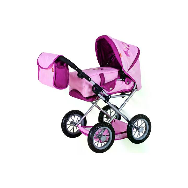 KNORRTOYS Ruby Princess Puppenwagen (Pink, Rosa)