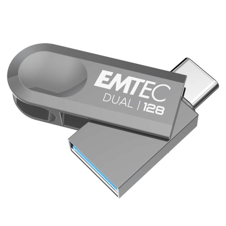 EMTEC (128 GB, USB 3.2 Typ-A, USB 3.1 Typ-C)