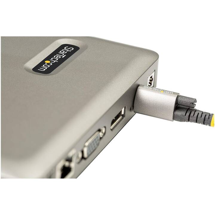 STARTECH.COM Stations d'accueil DKM30CHDPDUE (VGA, Port écran, USB de type A, RJ-45 (LAN), 3 x USB de type C)