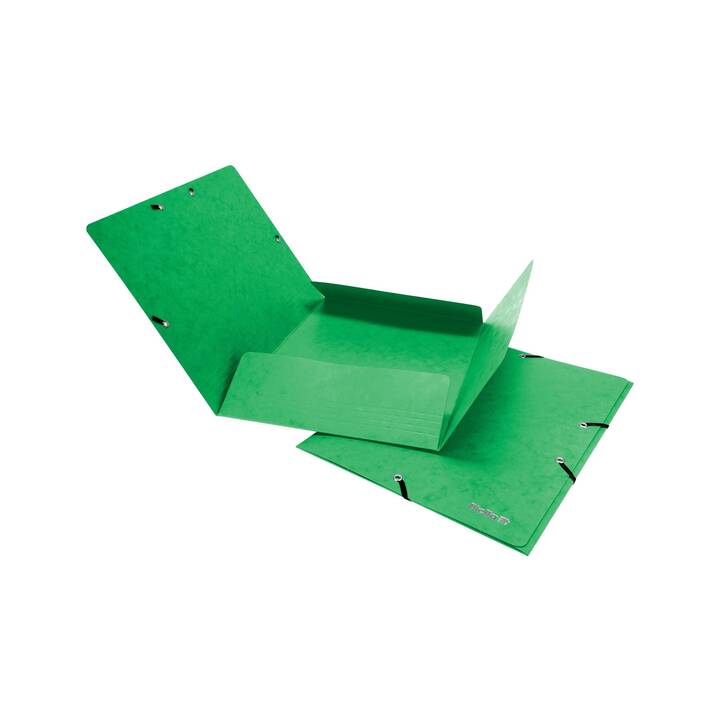 BIELLA Cartellina con elastico (Verde, A4, 1 pezzo)