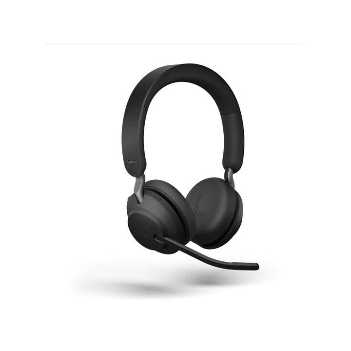 JABRA Office Headset Evolve2 65 Duo UC (On-Ear, Kabellos, Schwarz)