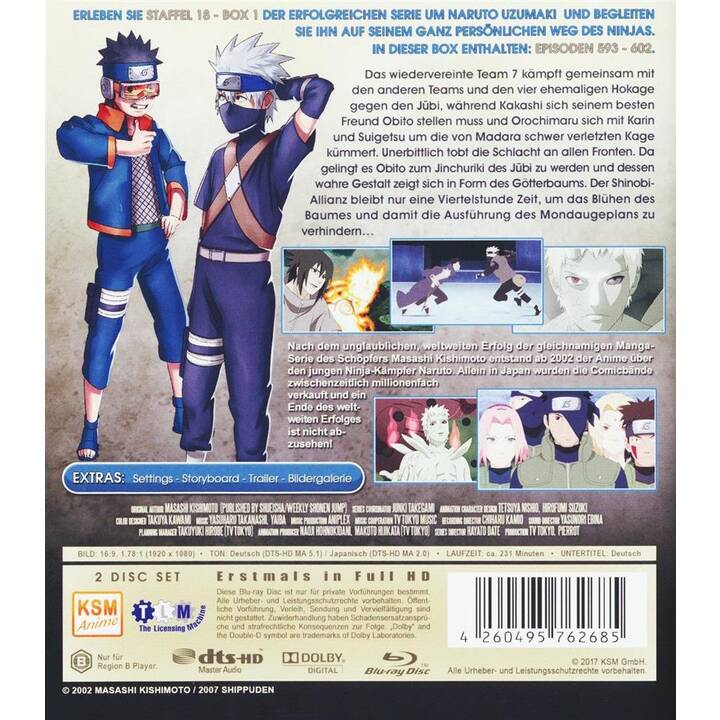 Naruto Shippuden Saison 1 (Uncut, DE, JA)