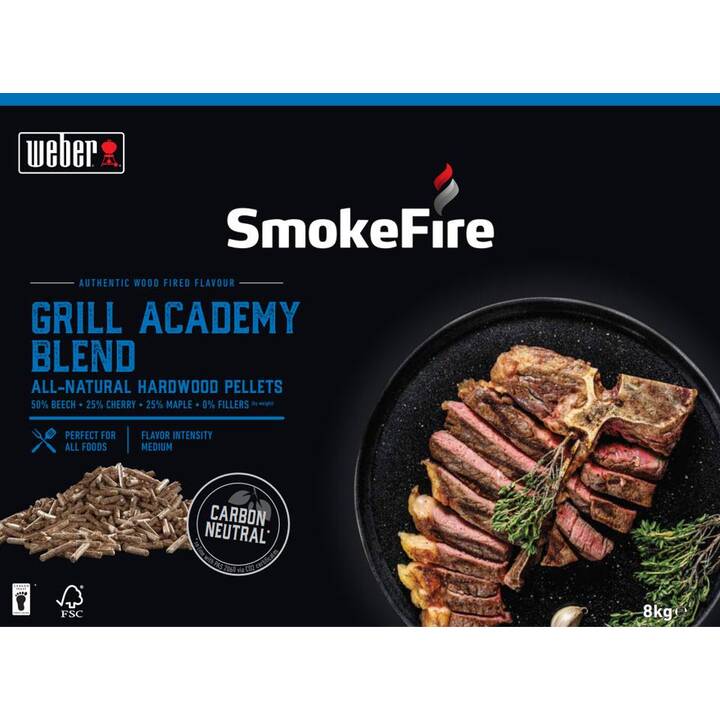 WEBER Pellets Grill Academy Blend (Érable, Cerise, Hêtre, 8000 g