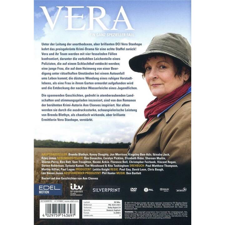 Vera - Ein ganz spezieller Fall Saison 8 (DE, EN)