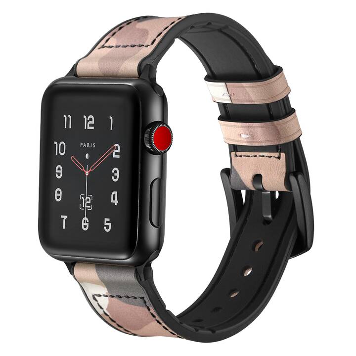 EG Armband für Apple Watch 38 mm 40 mm - Pink Camouflage