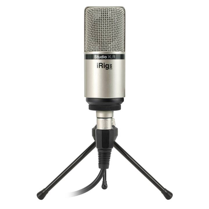 IK MULTIMEDIA iRig Mic Studio XLR Handmikrofon (Silber)