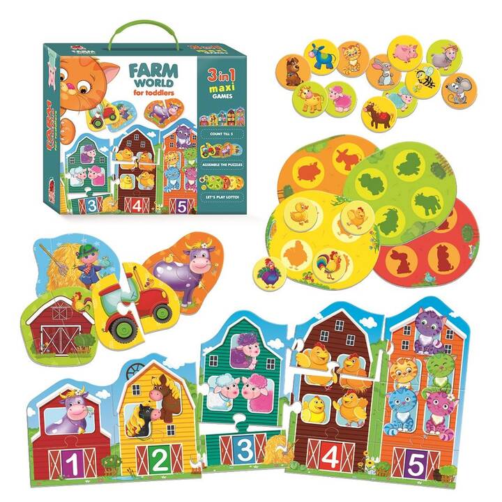 ROTER KÄFER Farm World for Toddlers (Anglais, Allemand)
