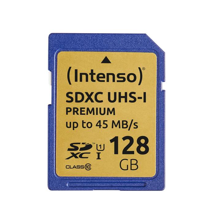 INTENSO SDXC Premium (Class 10, 128 Go, 45 Mo/s)