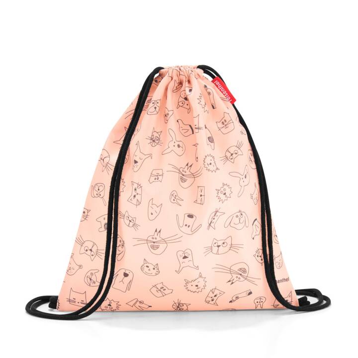 REISENTHEL Turnsack Mysac Kids Cats And Dogs (Pink)