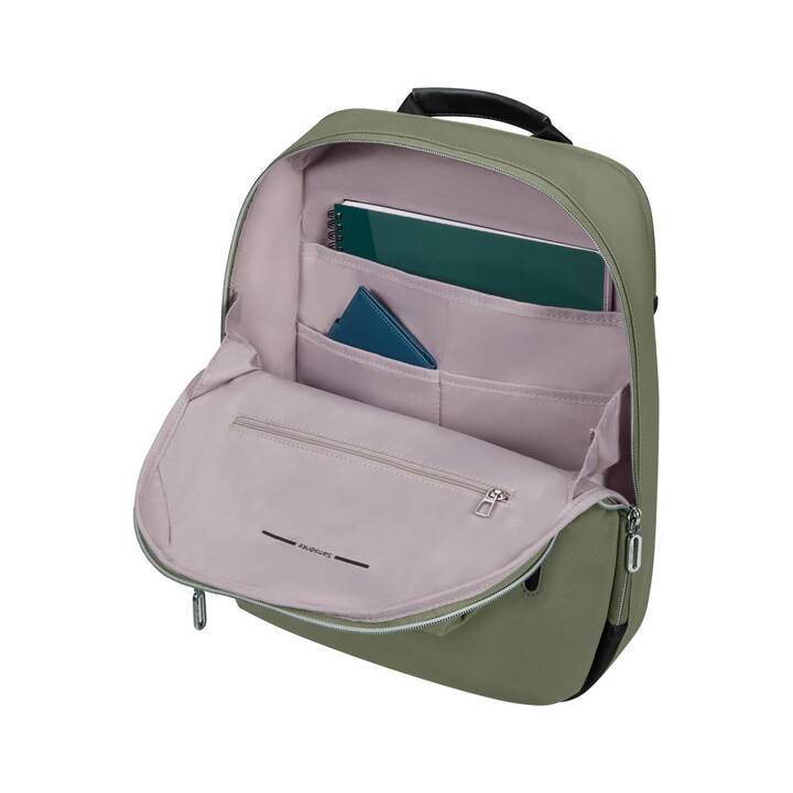 SAMSONITE Sac à dos (15.6", Vert olive, Vert)