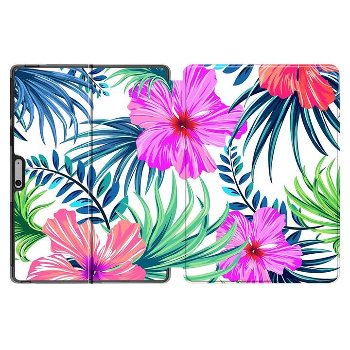 EG Housse (13", Surface Pro 9, Fleurs, Multicolore)