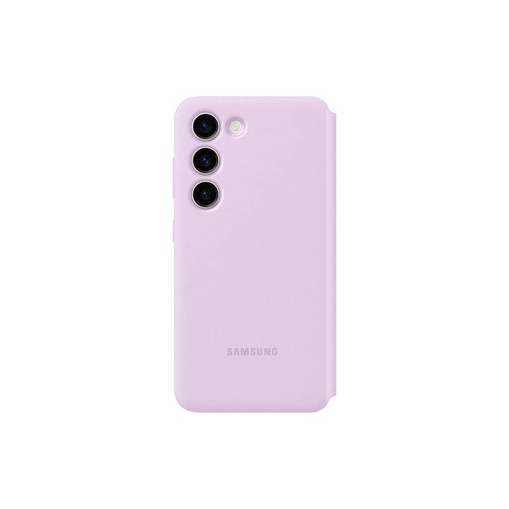 SAMSUNG Flipcover Smart View Wallet Case (Galaxy S23, Lavender)