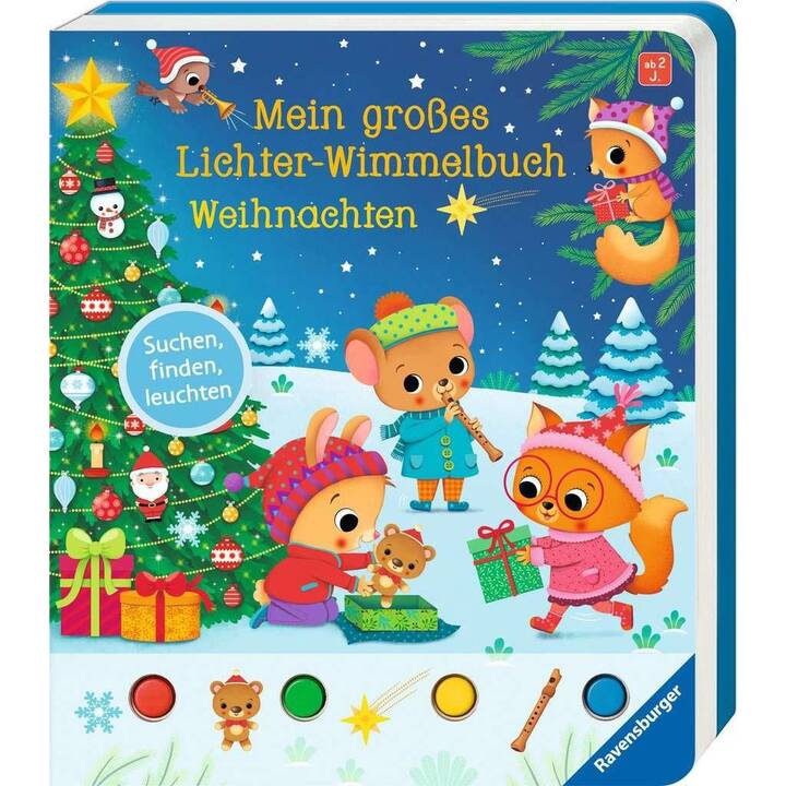 Mein grosses Lichter-Wimmelbuch: Weihnachten