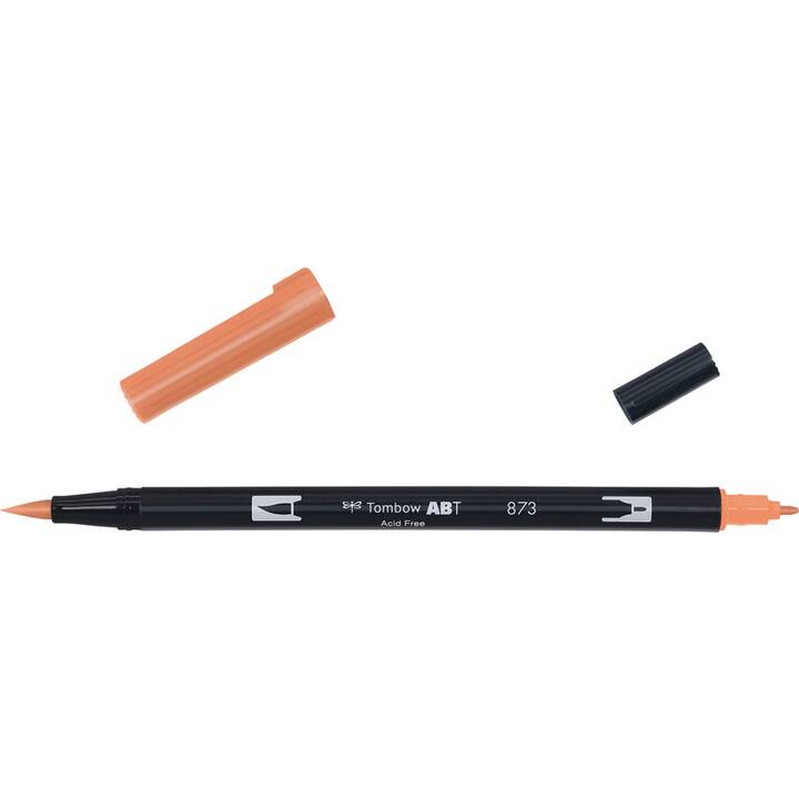 TOMBOW Dual Brush ABT 873 Crayon feutre (Corail, 1 pièce)