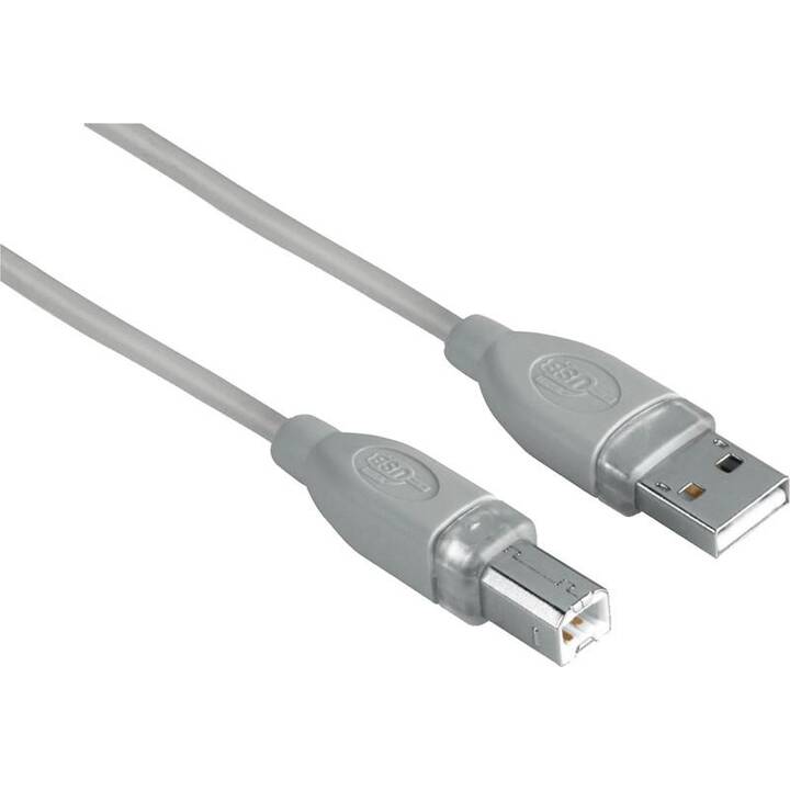 INTERTRONIC USB-Kabel (USB 2.0 Typ-A, USB 2.0 Typ-B, 3 m)