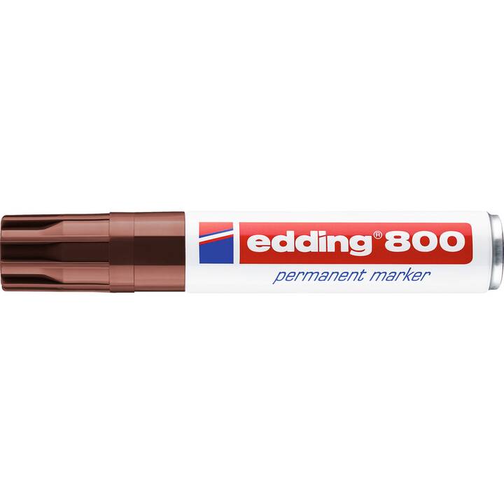 EDDING Pennarello indelebile 800 (Marrone, 1 pezzo)