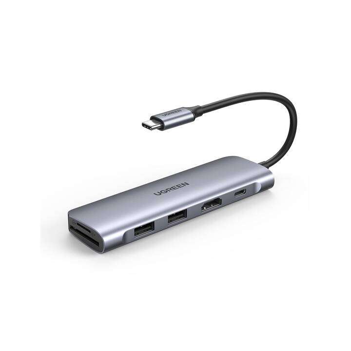 UGREEN  (4 Ports, USB Typ-C, HDMI, USB Typ-A)