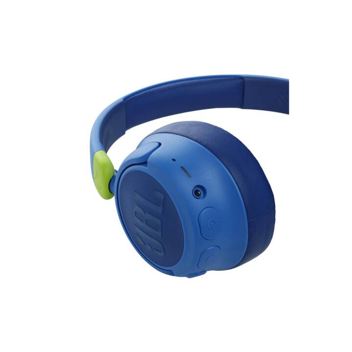 JBL BY HARMAN JR 460NC Casque d'écoute pour enfants (Over-Ear, ANC,  Bluetooth 5.0, Bleu) - Interdiscount