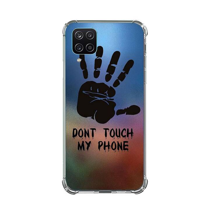 EG Backcover (Galaxy A12, Testo, Multicolore)