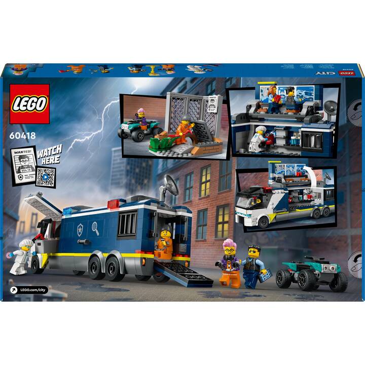 LEGO City Le laboratoire de police scientifique mobile (60418)