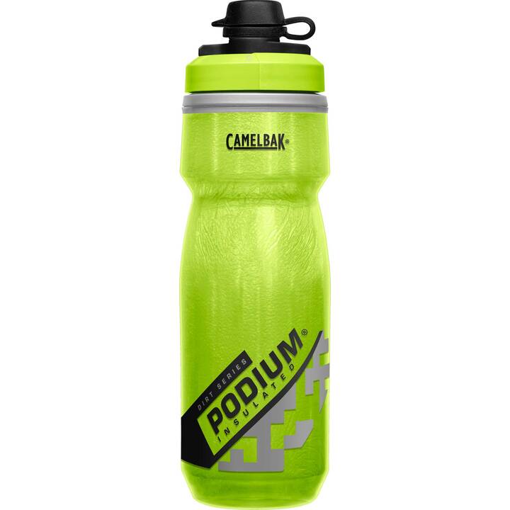 CAMELBAK Bottiglia sportiva Dirt Chill (0.62 l, Argento, Verde chiaro, Nero, Lime)