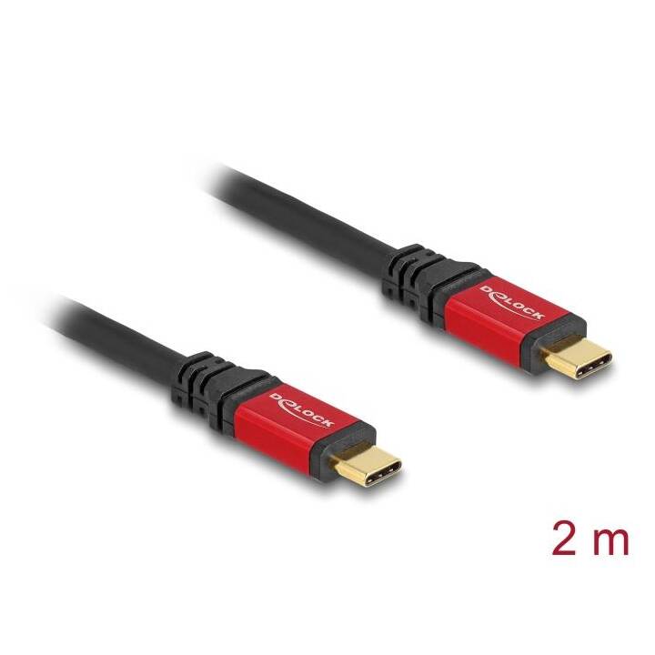 DELOCK Câble (USB 2.0 de type C, 2 m)