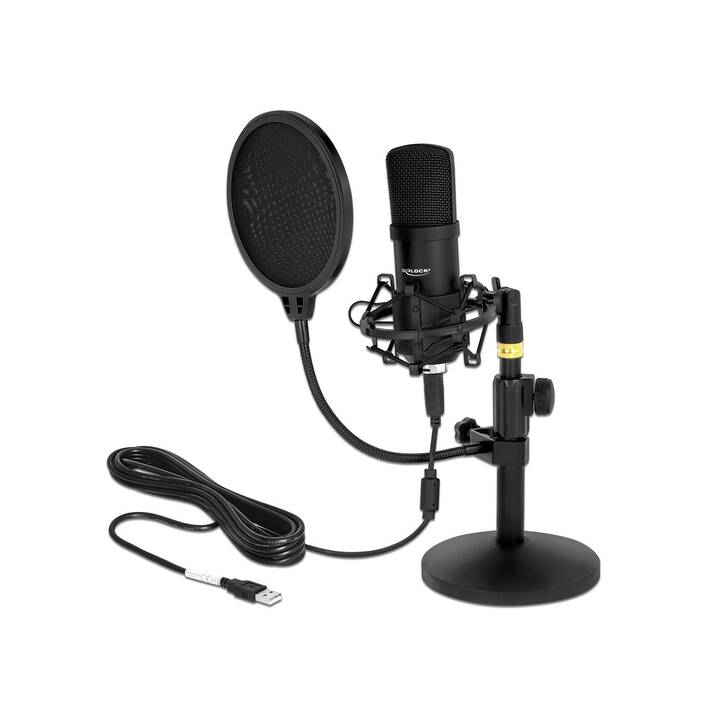 DELOCK v Microfono studio (Nero)