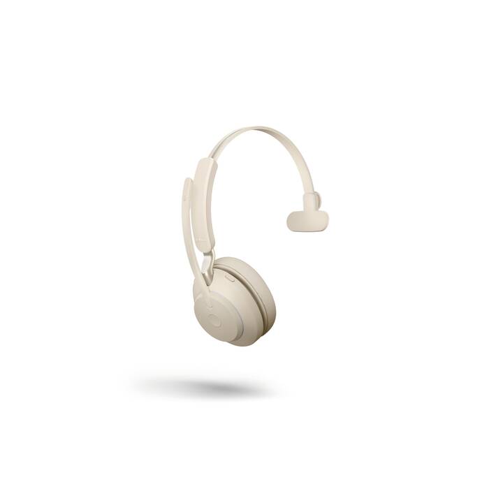 JABRA Office Headset Evolve2 65 UC (On-Ear, Kabellos, Beige)