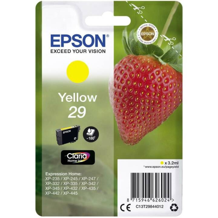 EPSON T29844012 (Jaune, 1 pièce)